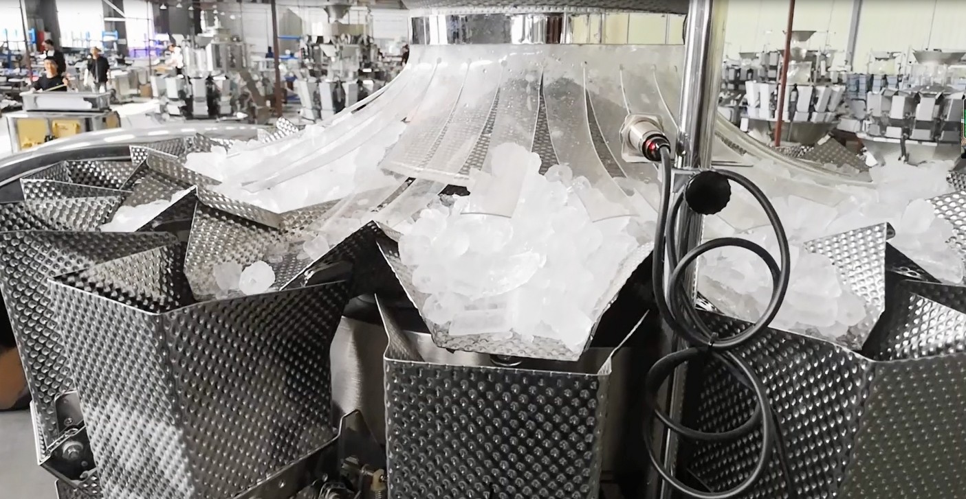 CE Awtomatikong makina sa pagputos sa ice cube nga hinimo sa stainless steel 304 para sa 1-50 kg nga ice cubes 3