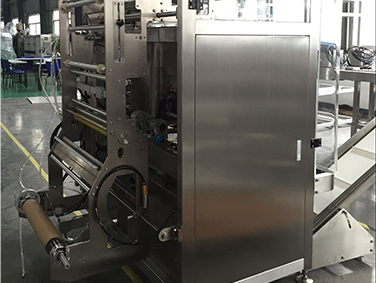 SW-730 automatic sealing stand up plastic sachet pouch snacks quadro bag packaging machine 8