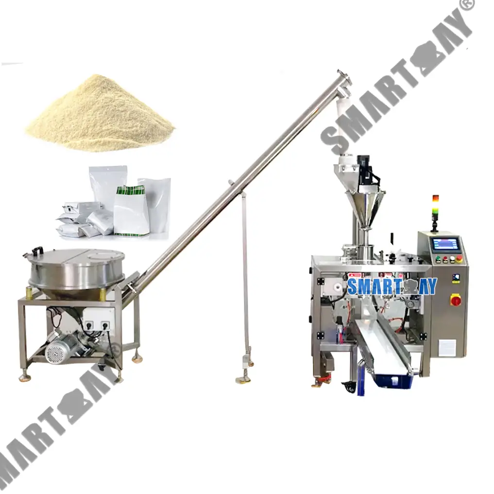 Једнопозициони систем за аутоматско пуњење куркуме у праху од куркуме, машина за паковање кима са заптивањем унапред направљене кесе 1