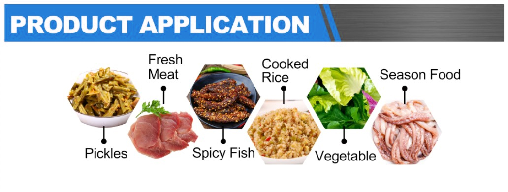 Multifunction sticky  saucing meat packaging machine multihead linear combination weigher pickle packing machine 8