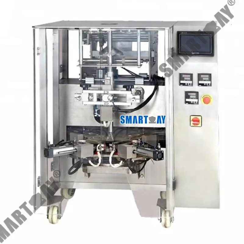 Mesin bungkus kadaharan ringan granul vertikal otomatis kantong segitiga SW-P250 1