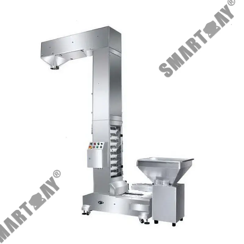 Agbéga Bucket Plastic Elevator/Infeed Bucket Conveyor fún Àwọn Ẹ̀rọ Agbéga Inaro 1