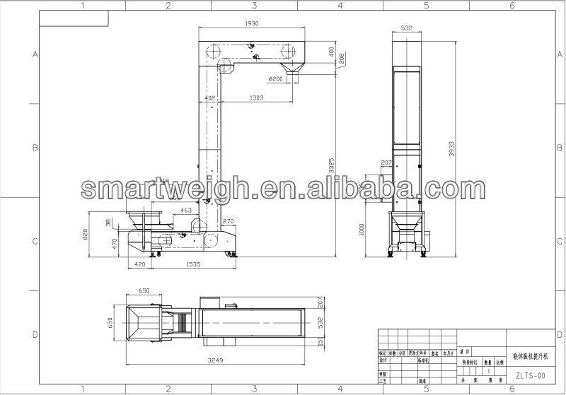 1,6 l pilnībā automātisks plastmasas kausu lifts/padeves kausu konveijers vertikālām konveijeru sistēmām 6