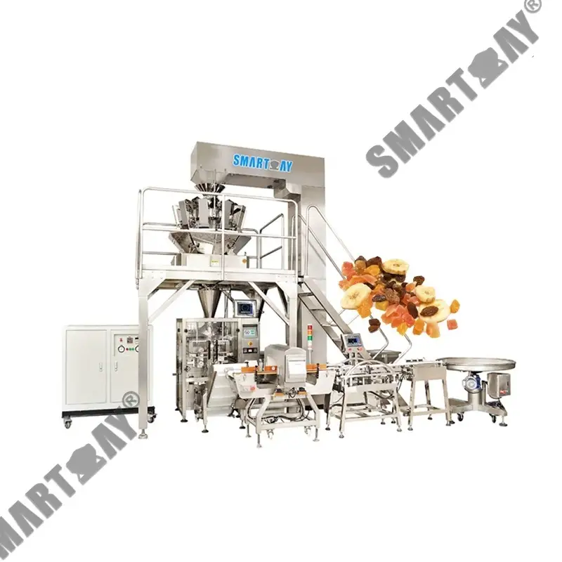 Автоматическая линия по упаковке орехов и сухофруктов | Smart Weigh 1