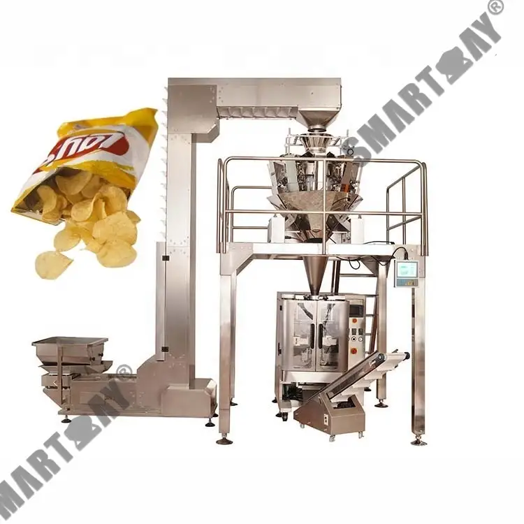 Potato Chips Pringles  vertical packing machine with multihead weigher 1