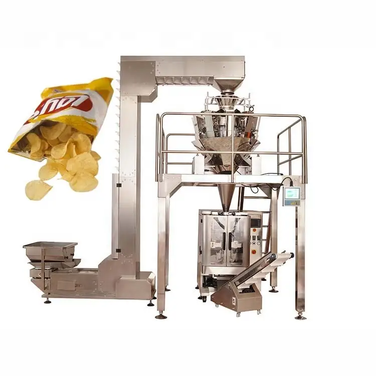 Potato Chips Pringles  vertical packing machine with multihead weigher 1