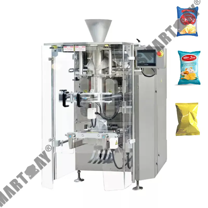 מולטי-פונקציע פילונג ווערטיקאַל ביסקויט פּאַקינג מאַשין קאַרטאָפל טשיפּס פּאַקקאַגינג מאַשין פאַבריקאַנט מיט קאָמבינאַציע וויי 1