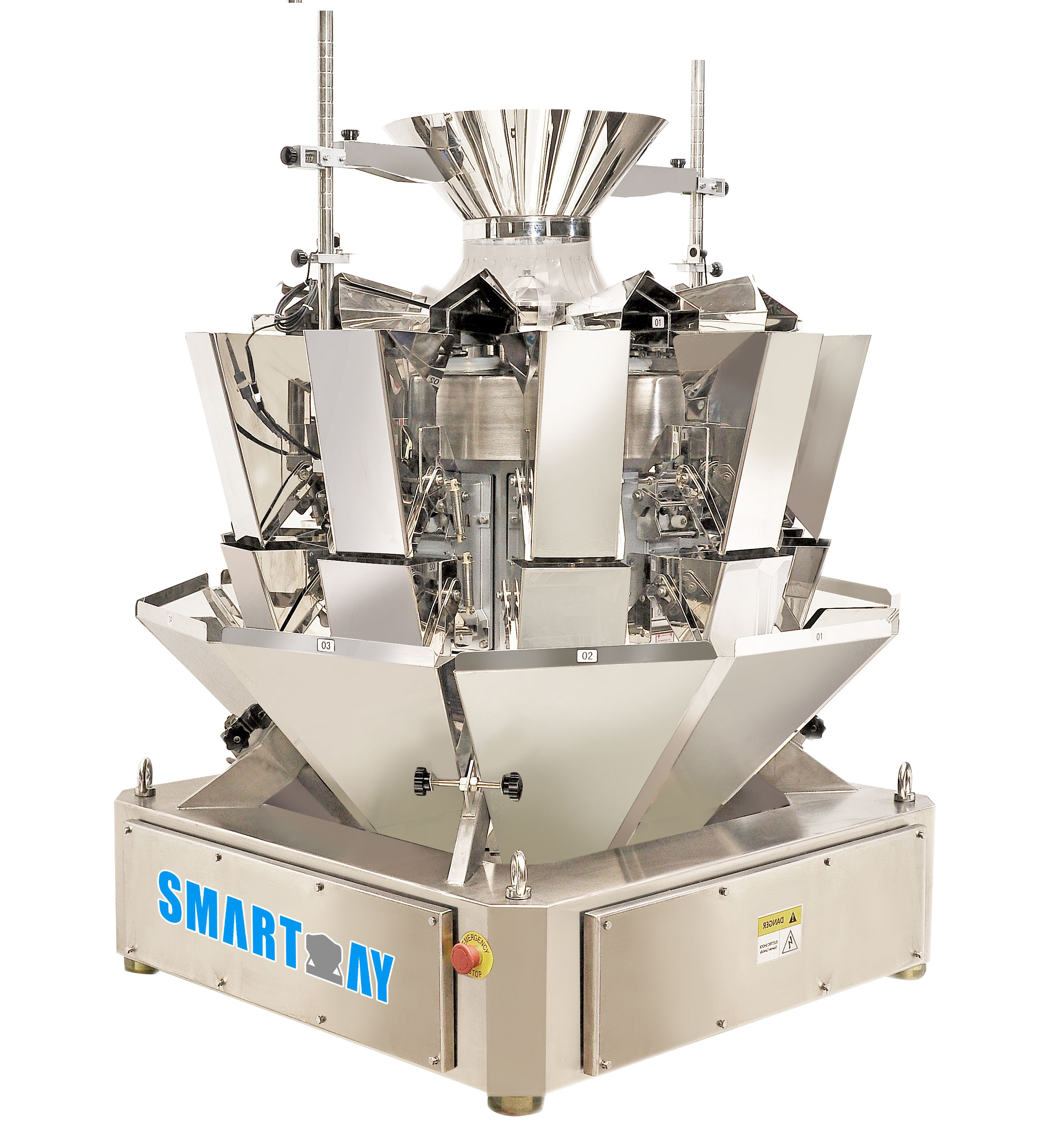 አውቶማቲክ ትኩስ ሰላጣ የቀዘቀዘ የስፒናች አትክልቶች ማሸጊያ ማሽን ከሰላጣ ባለብዙ ጭንቅላት መለኪያ ጋር 12