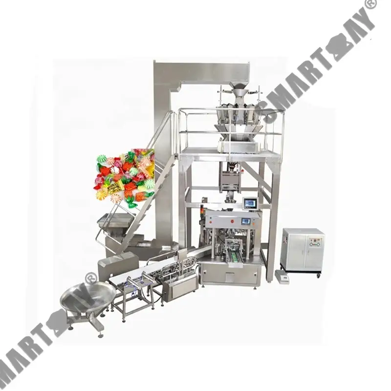 Awtomatikong Makina sa Pagputos sa Stainless Steel nga Cotton Candy 1