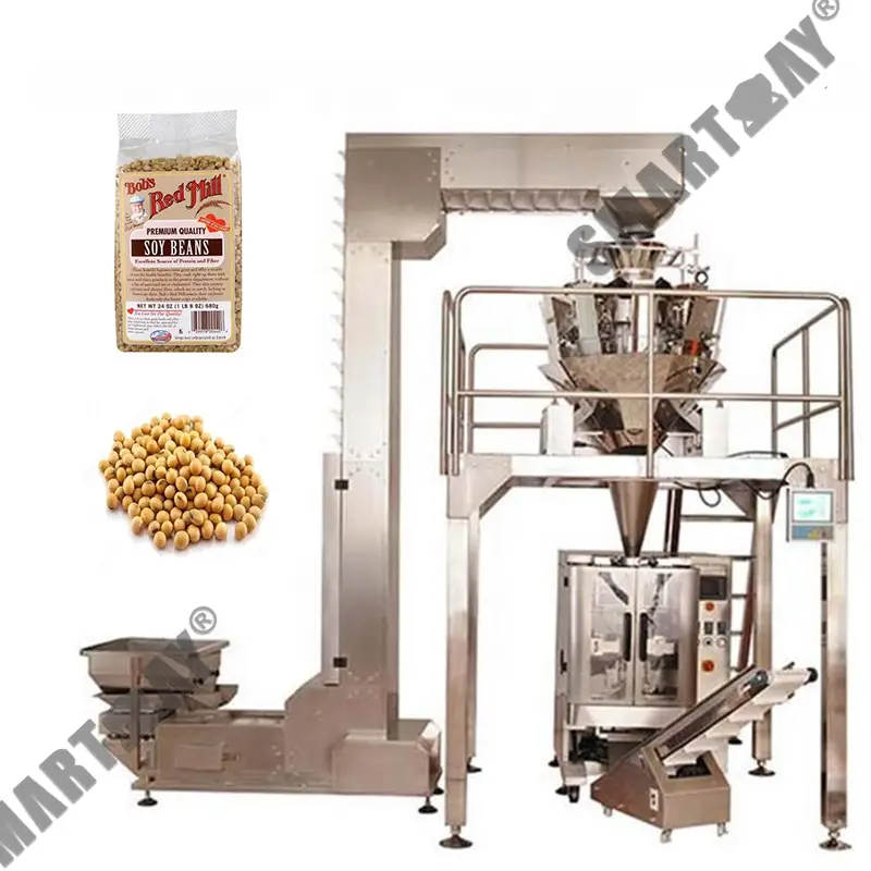 Automatic Legumes Pulses Packing Machine with 14 Heads Multihead Weigher 1