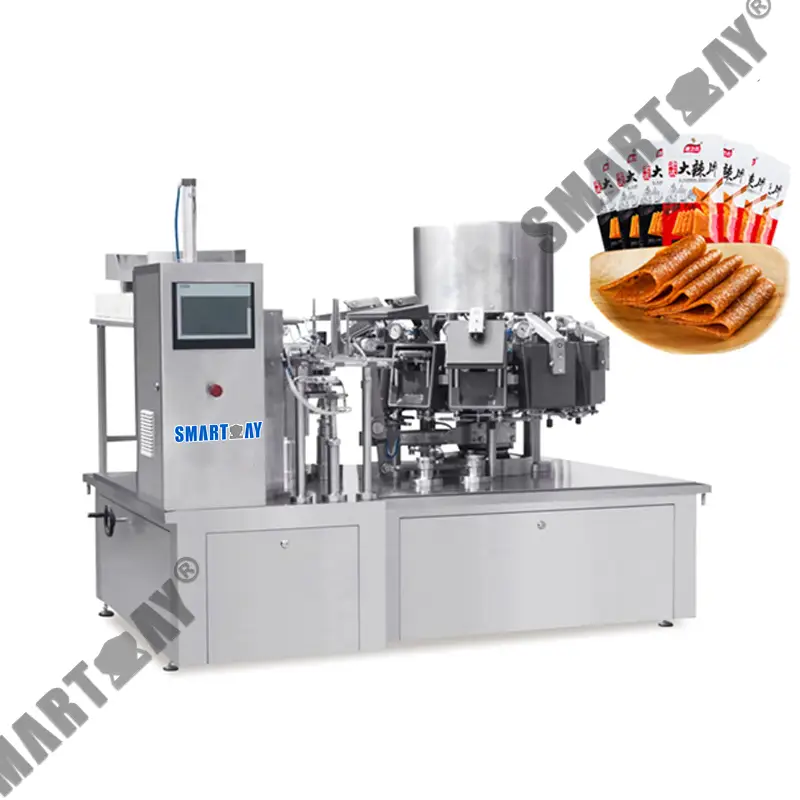 ратацыйная аўтаматычная машына для вакуумнай упакоўкі харчовых прадуктаў 1