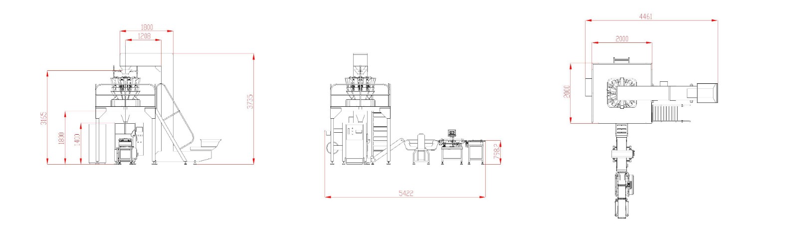 Smart Weigh premade wrapping machine customization for food weighing 14
