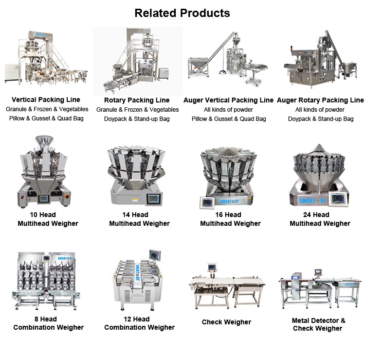 SW-M10P420 Automatic Combine Weighing and Packing Machine for Snack Food/Nuts/Dried Fruit/ Small Granule 23