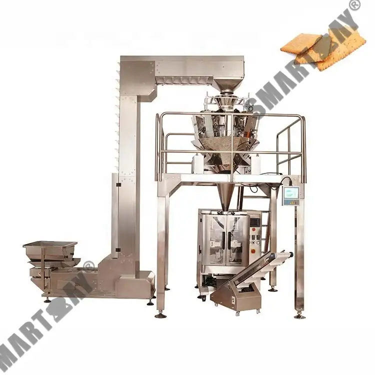 Tukku korkealaatuinen räätälöity evästepakkauskone pystysuoraan 1