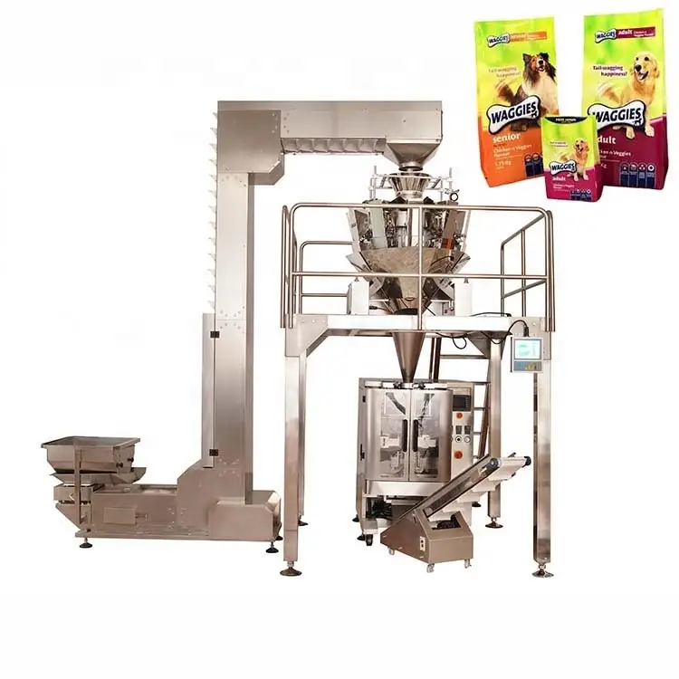High quality automatic vertical dog food packing machine with multihead weigher 1