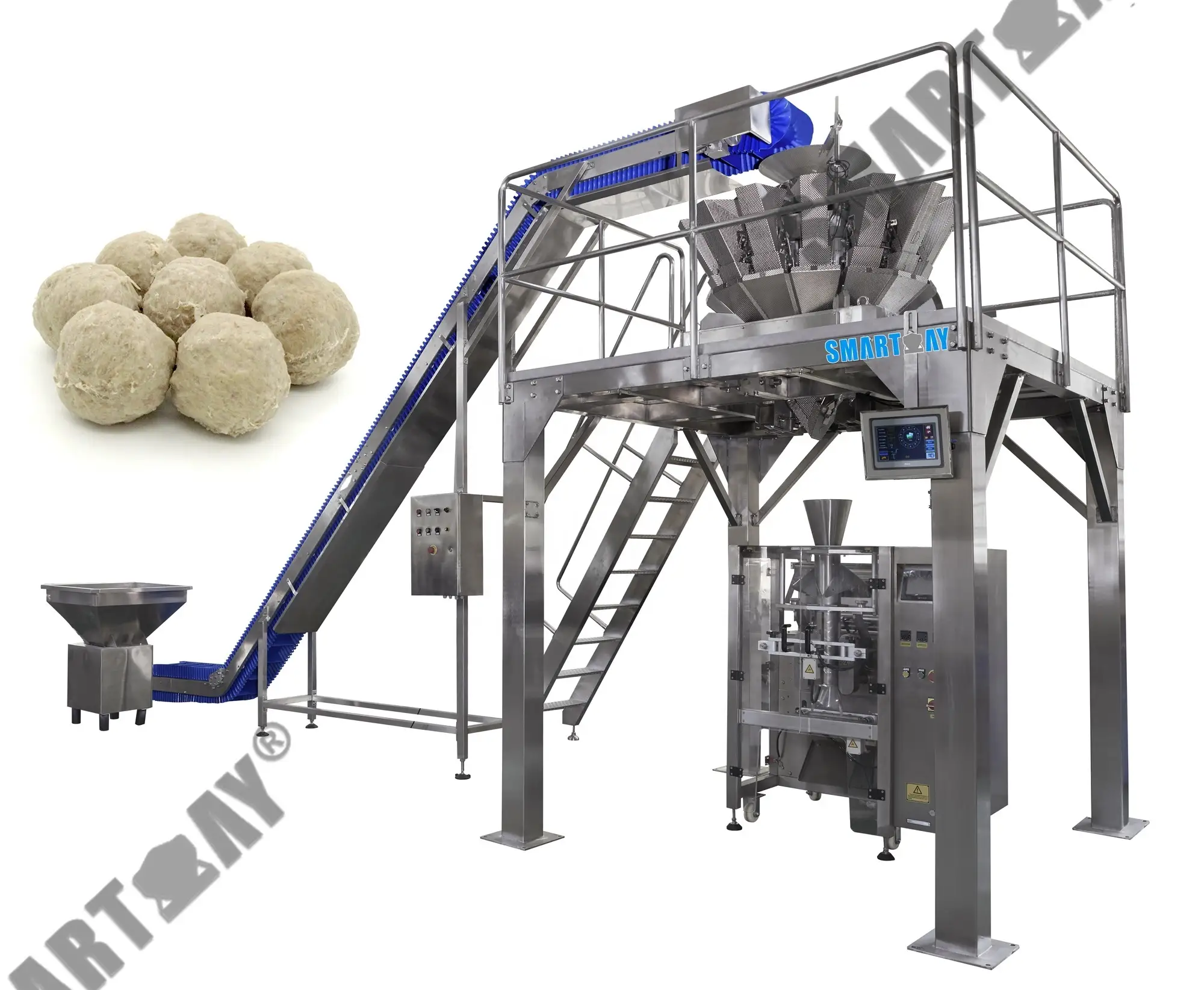 Máy đóng gói thực phẩm dạng hạt tự động thẳng đứng 10 đầu 1