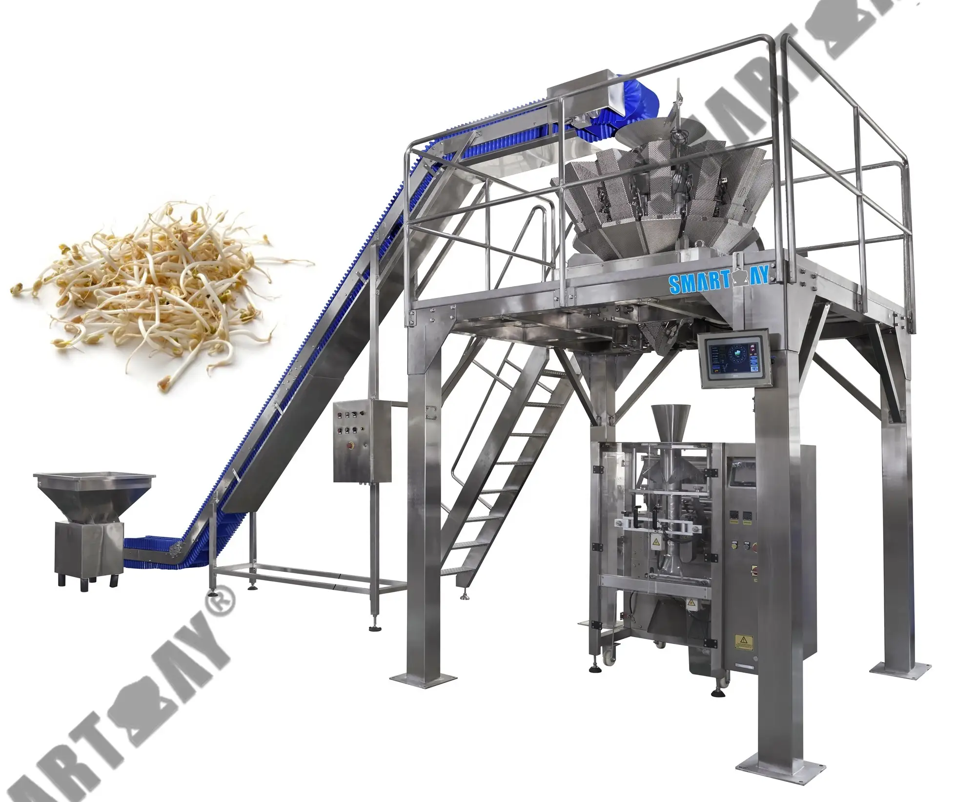 Makina sa pagputos sa granule para sa taas nga performance sa toge sa liso sa ubas nga may 10 ka ulo 1