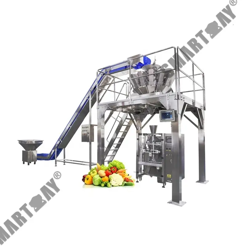 5L Hopper Multihead Weigher Fruit En Griente Ferpakkingsmasine 1