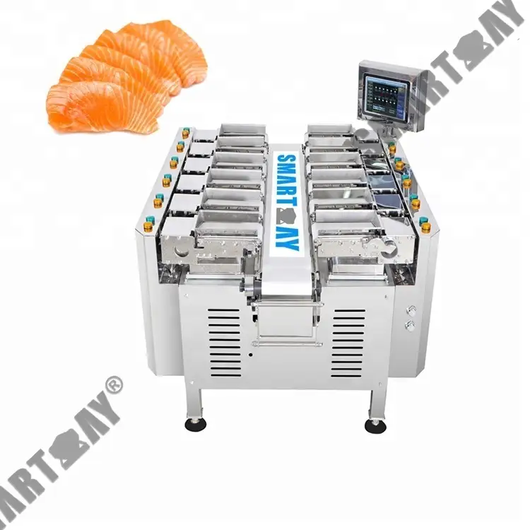 12 Lub Taub Hau Linear Combination Weigher / Multihead Weigher rau Nqaij Npuas / Nqaij / Nqaij Qaib 1