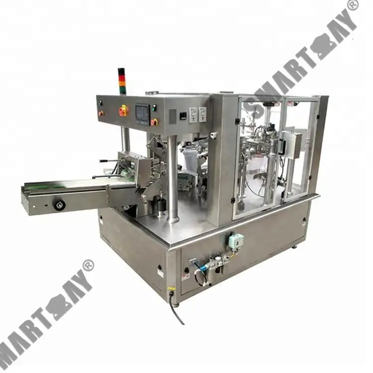 Ратацыйная упаковачная машына Smartweight з машынай для ўпакоўкі ў пакеты "дой" 1