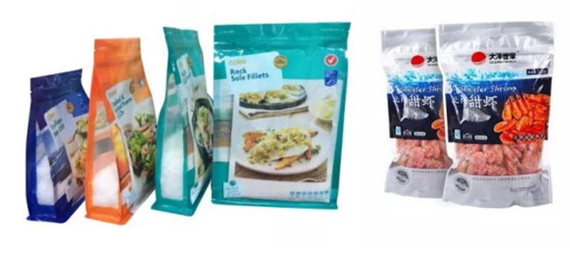 Ce Automatic frozen foods premade pouch packing machine quick-frozen dumplings packaging machine with combination weight 19