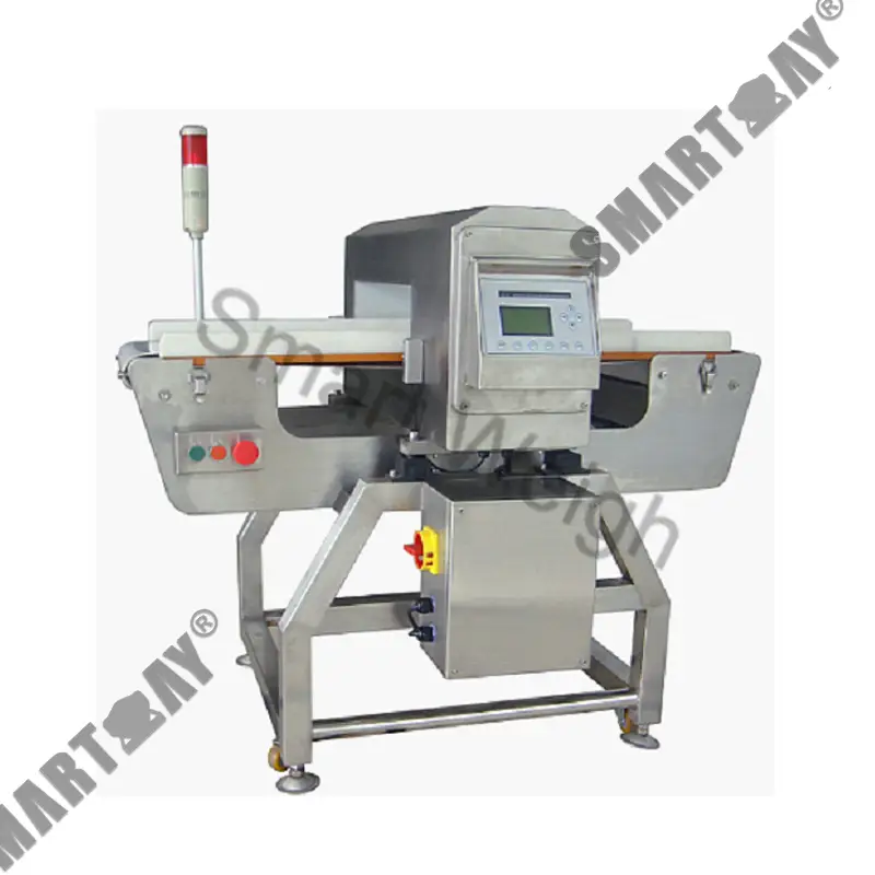 Detector de metais Smart Weigh SW-D300 em esteira transportadora 1