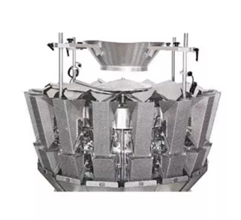 High accuracy filling beef jerky rotary packaging machine dry meat pieces packing machine with multi head weigher 9