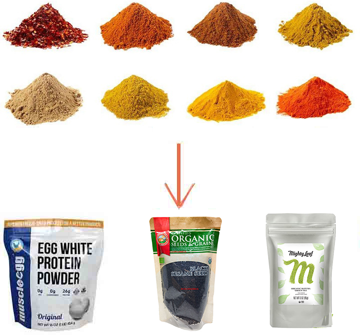 Seasoning Chilli Powder Packaging Turmeric Powder Premade Pouch Powder Packing Machine Price 15