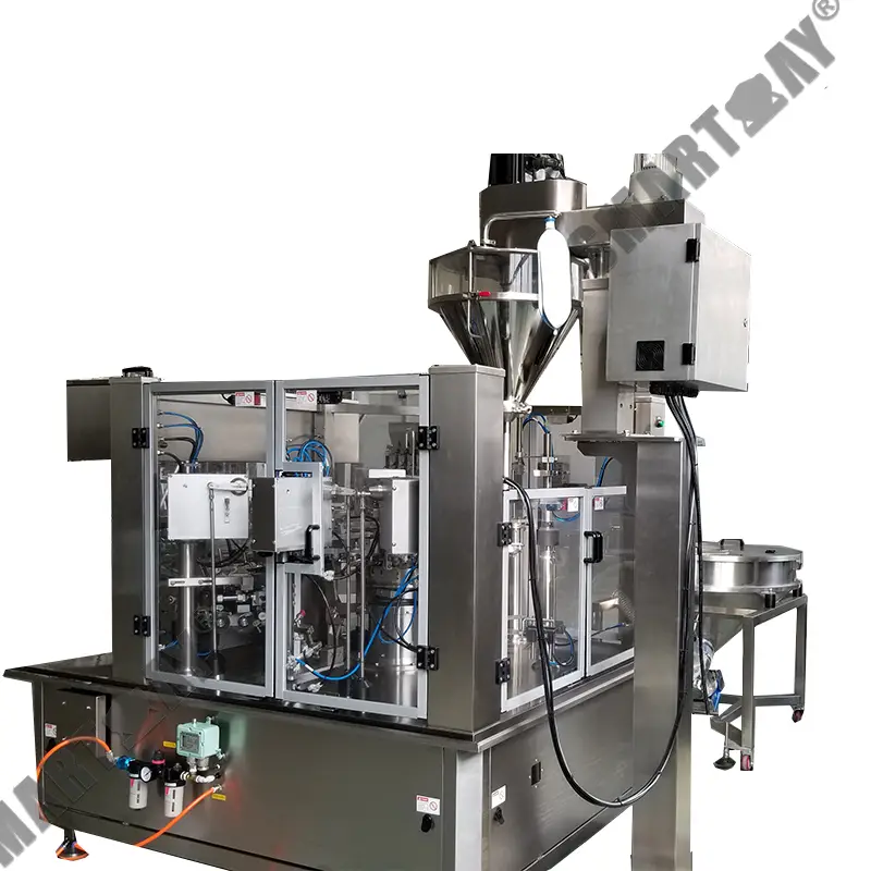 Машина за ротационо паковање кесица у праху кафе за готове кесе - паметно паковање за мерење тежине 1