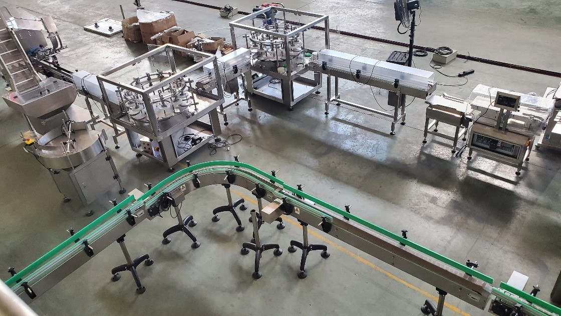 მაღალი სიზუსტის მრავალთავიანი ამწონი ბოთლის შესაფუთი ხაზი თხილისთვის 6