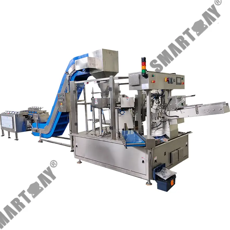 Automatic custom packaging system 12 heads belt multihead linear combination weigher 1
