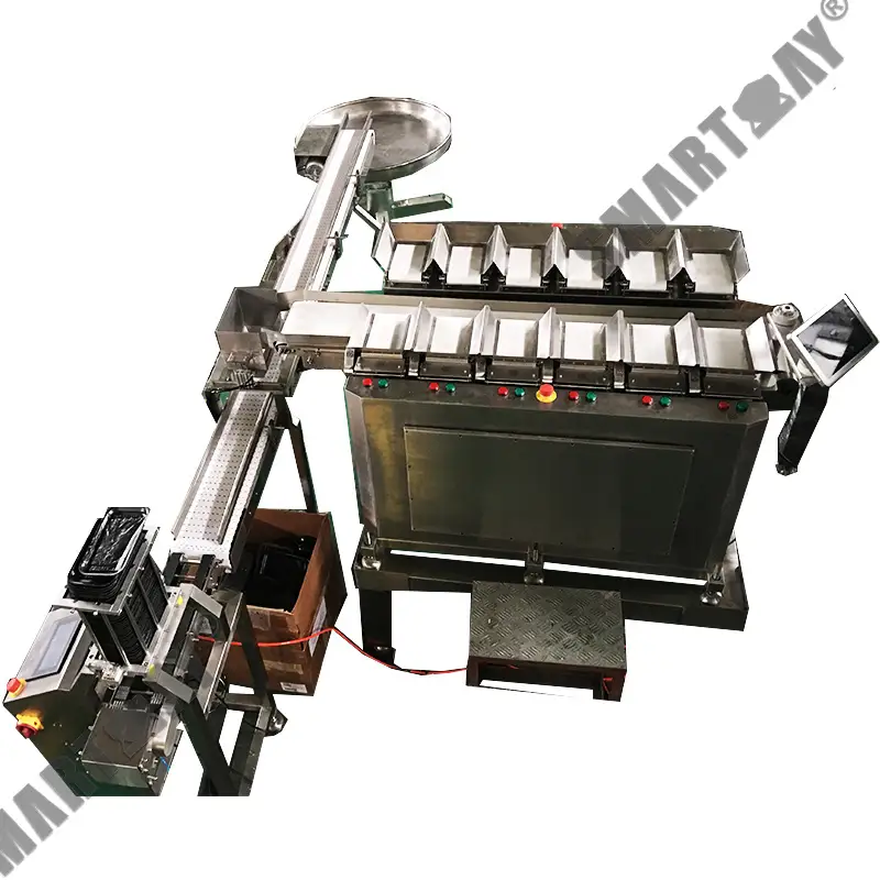 SW-LC semi-akomi 12 poʻo pepa linear hui pū ʻana unahi · mīkini kaupaona kāʻei multihead weigher 1