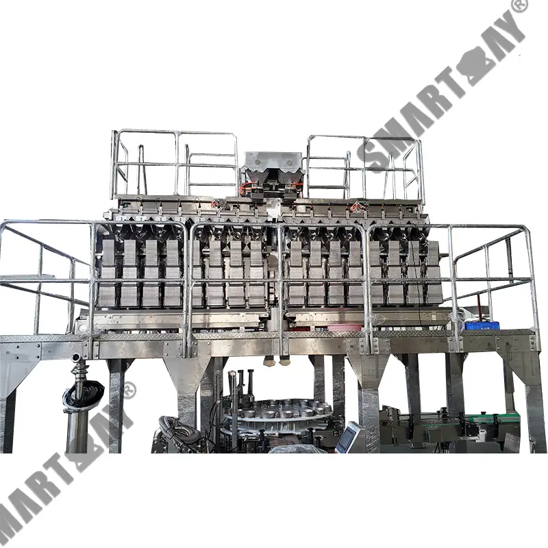 3-slojna linearna kombinovana vaga sa 16 glava, linija za pakovanje kimči boca 1