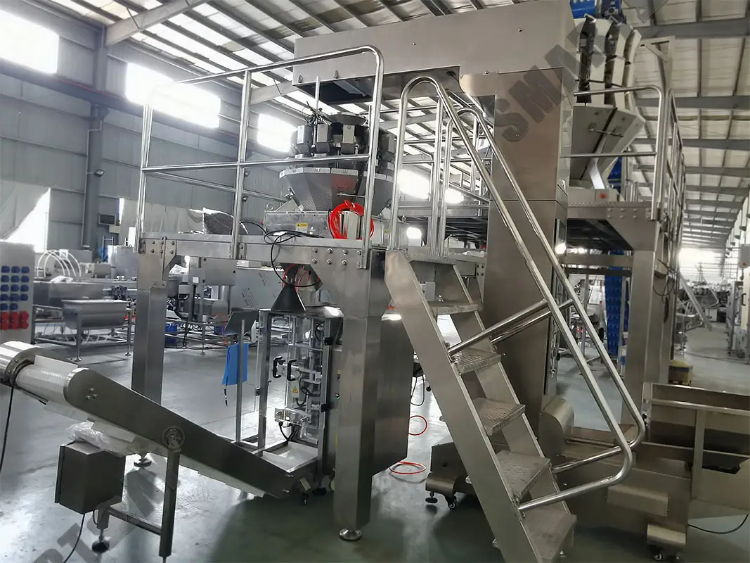 Mesin Timbangan Vertikal Mini 14 Head Multihead Akurasi Tinggi 1