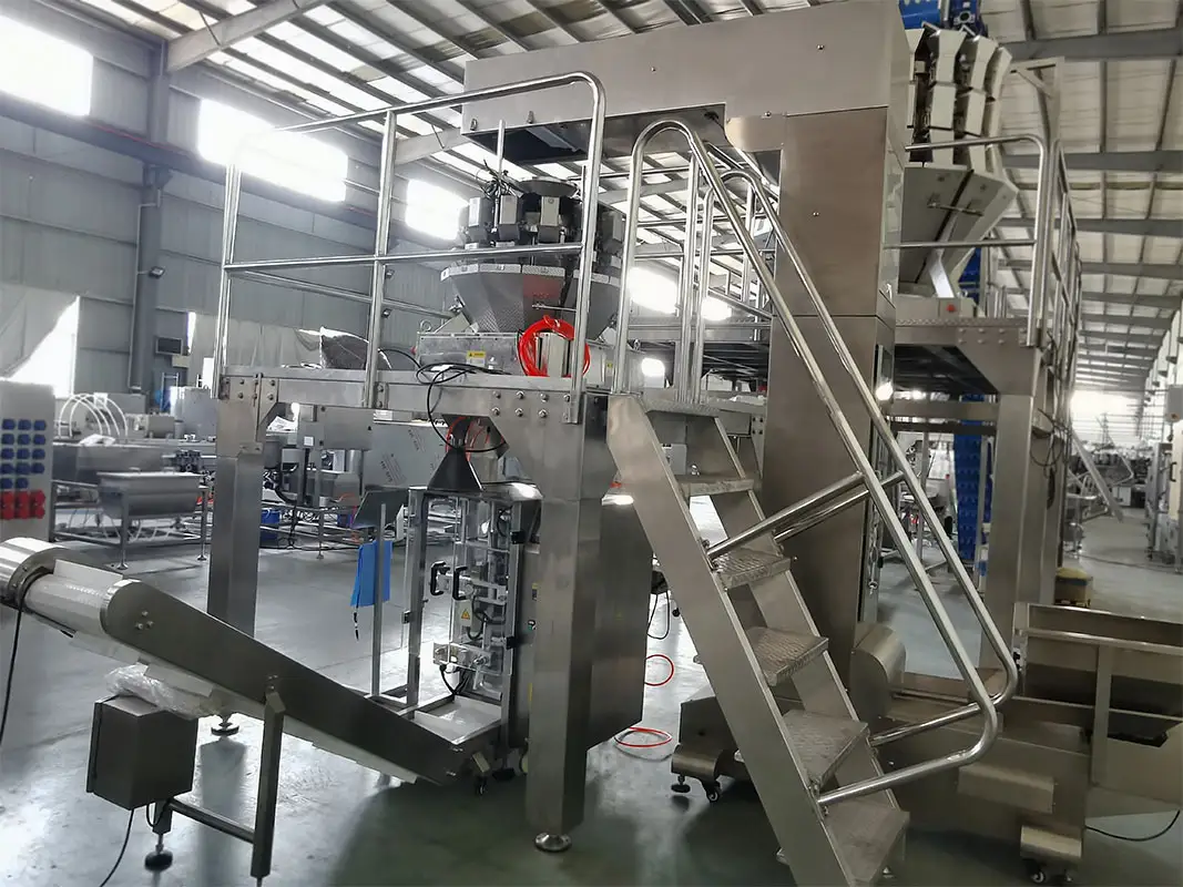 Didelio tikslumo mini 14 galvų daugiagalvis svėrimo vertikalus pakavimo aparatas 1