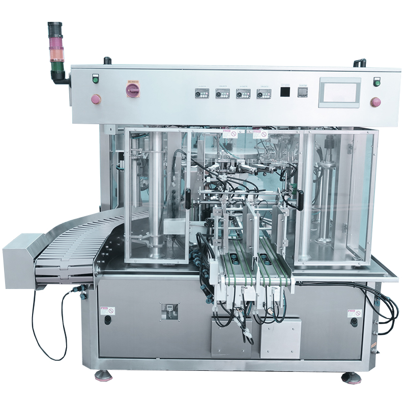 Auto 8 station premade zipper mini doypack sachet given style packing machine for solid food 8