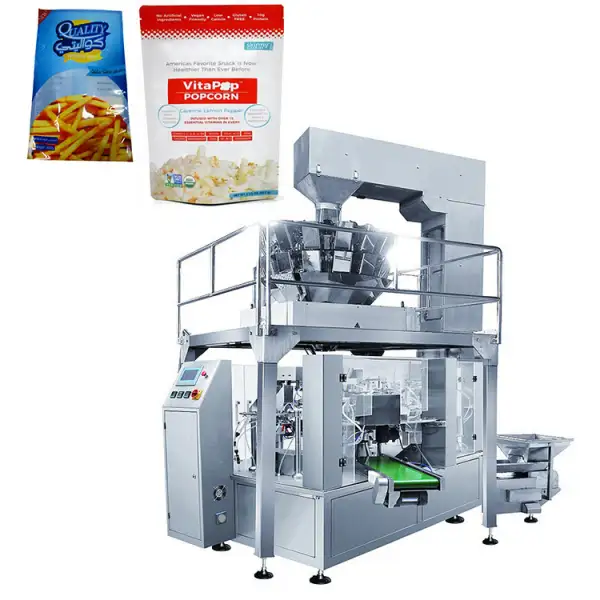 High Precision stand up pouch popcorn packaging machine French fried packaging machine with balance weigher 1