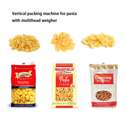 Мултифункционална машина за мерење и паковање сувих вермичели нерђајућег челика са излазом за одбацивање 3