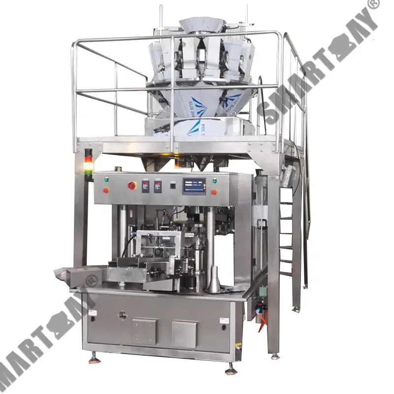 Solid granule premade pouch rotary packing machine 1