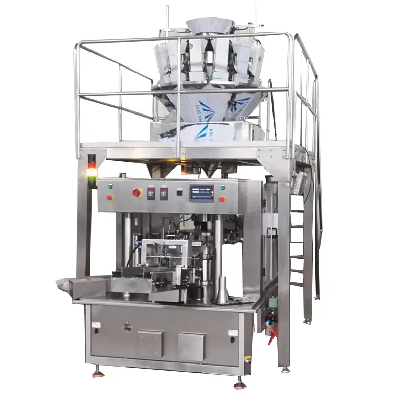 Solid granule premade pouch rotary packing machine 1
