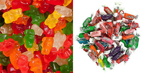 Inneal-tomhais ioma-cheann VFFS Inneal pacaidh siùcairean gummy - Smart Weight 7