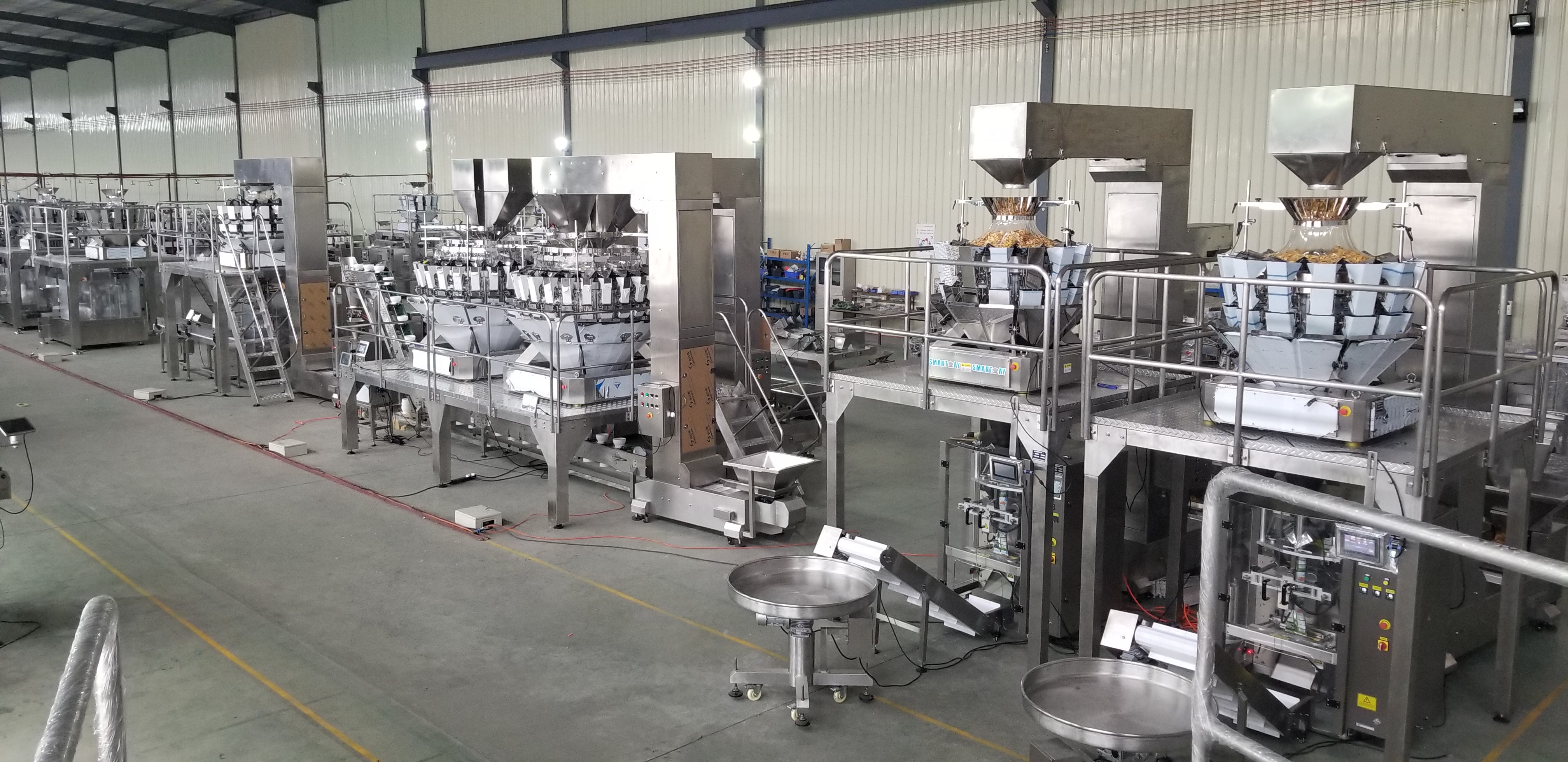 Inneal-tomhais ioma-cheann VFFS Inneal pacaidh siùcairean gummy - Smart Weight 12