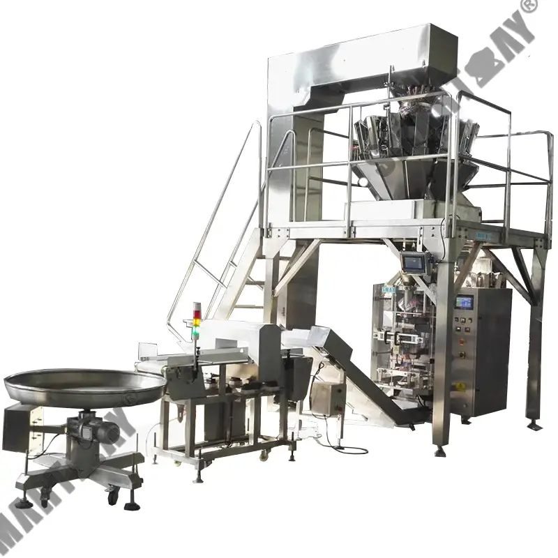 Inneal-tomhais ioma-cheann VFFS Inneal pacaidh siùcairean gummy - Smart Weight 1