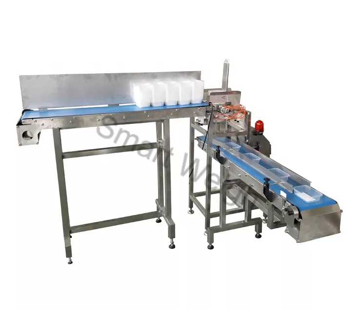 Fully auto weighing filling multihead weigher cauliflower tray denester system spinach packing machine for lettuce 9