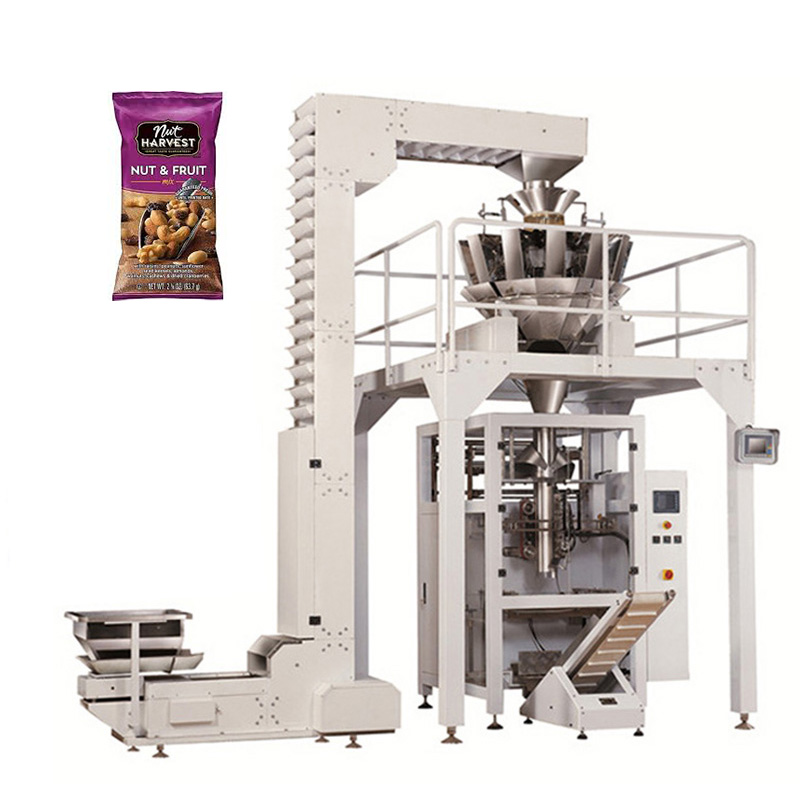 Fëllung vu Pistazien-Erdnuss-Mandelnëss-Verpackungsmaschinn mat 14 Kappgewicht fir Filbert 8