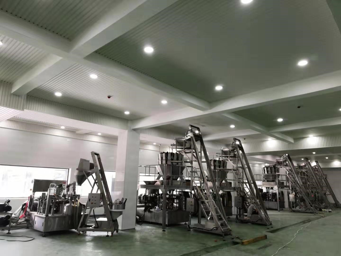 14 heads multihead weigher vacumn rotary filling machine for frozen vegetable salad 7