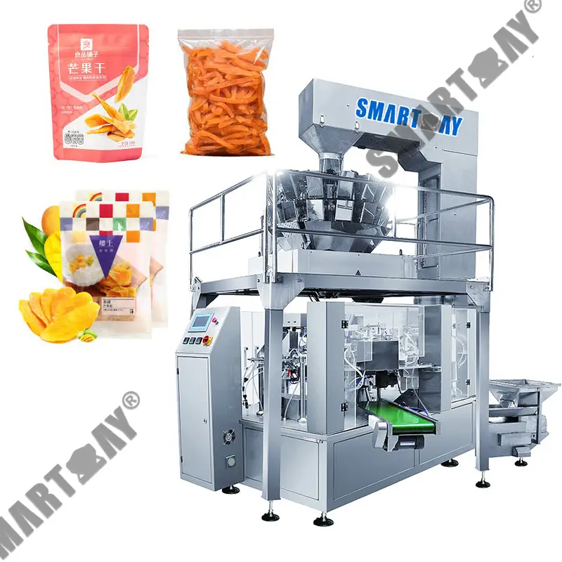 Mesin pengemas buah garing kantong ubi jalar garing anu efisien tinggi 1