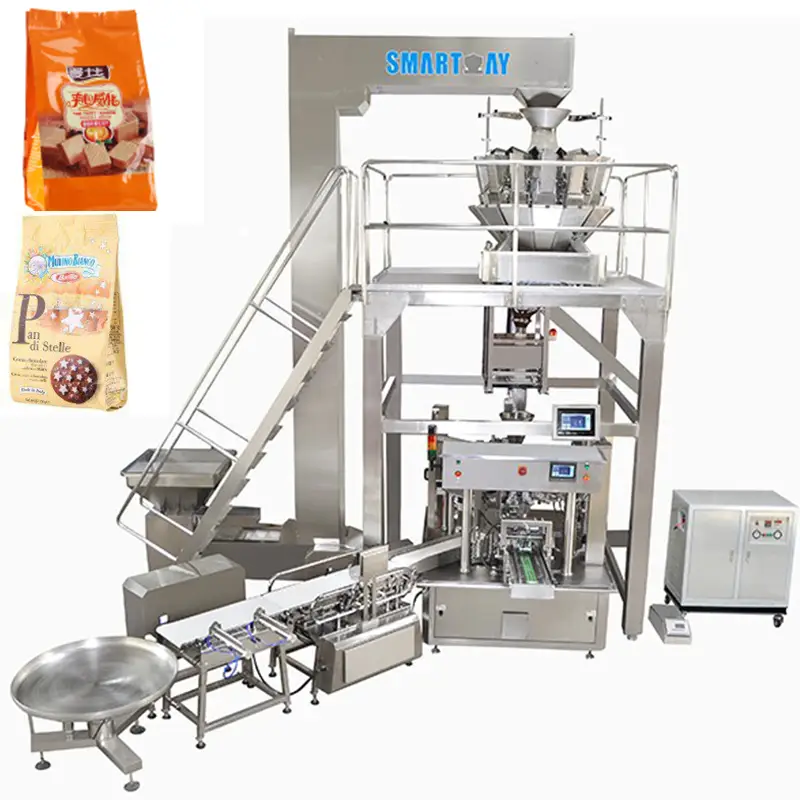 Машина для пакування бекону та шоколадного печива в дой-пак 1