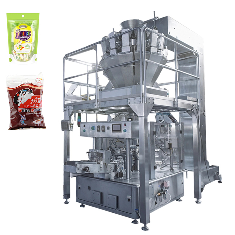 খেজুর প্যাকিং মেশিন অটো ওজন এবং প্যাক 7