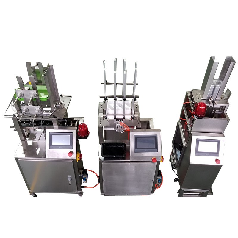 How can the weighing and tray packing of fast food be resolved? 2